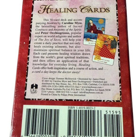 Healing Cards Caroline Myss 50-Card Deck & Booklet Spiritual Balance Like New - Picture 3 of 7